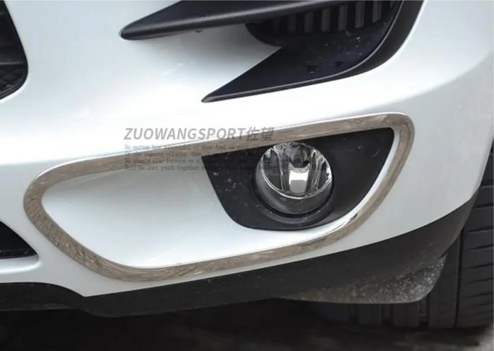 ABS Хром Передняя фара автомобиля + задний фонарь Крышка лампы отделка для Porsche Macan