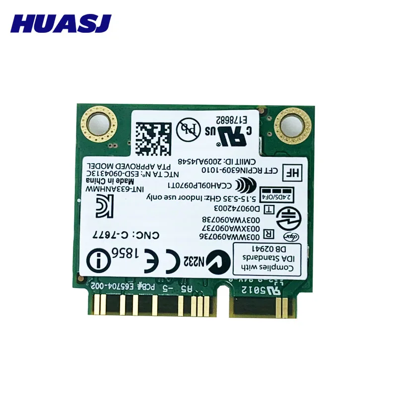 450 /  Wi-Fi   Wifi Intel 6300 633 ANHMW-N 802.11a / g / n Mini PCI-E     Dell As