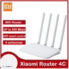 Wi-Fi роутер Xiaomi Mi 4C, Wi-Fi модем 2,4 ГГц 300 Мбитс, 4 антенны, управление через приложение, беспроводные роутеры, ретранслятор, удлинитель для дома и офиса
