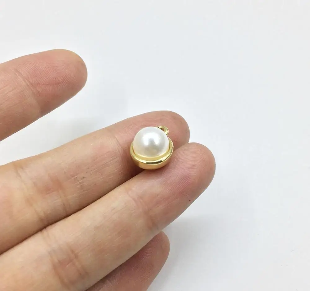 Eruifa 10 шт. мм милый жемчуг подвеска из цинкового сплава ожерелье серьги ювелирные