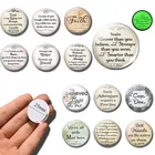 Стеклянные надписи с вдохновляющими буквами, 1 шт.