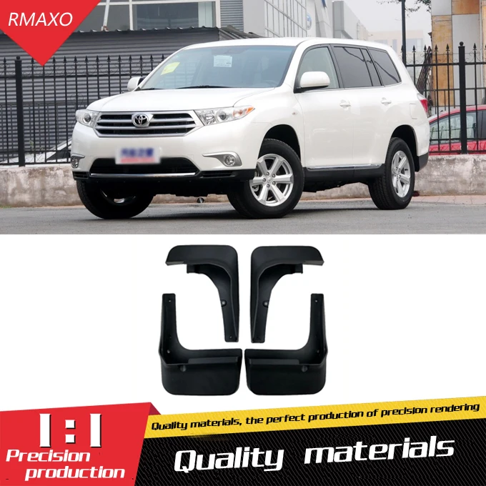 Для Toyota HIGHLANDER 2012 2014 брызговики спереди с цветным и задним грязевым клапаном