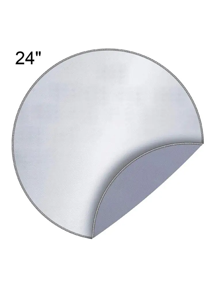 

24/36 Inch Fire Pad Deck Protector Fire Pit High Temp Mat Fire Pits Grills And Smokers Fireproof Mat For Camping BBQ