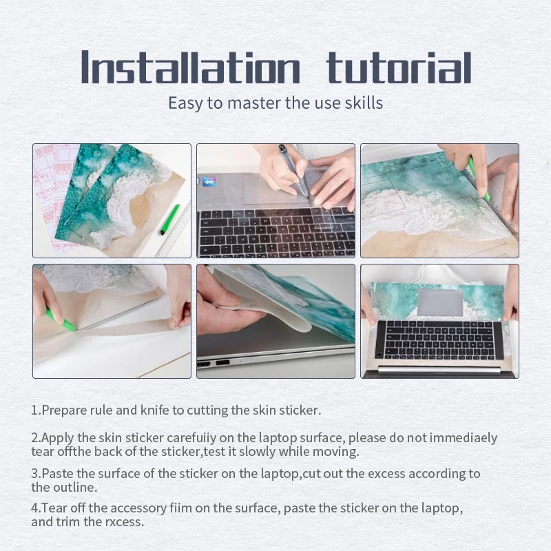 Виниловые наклейки сделай сам для ноутбука живописные обложки 11 6 дюйма 13 3 14