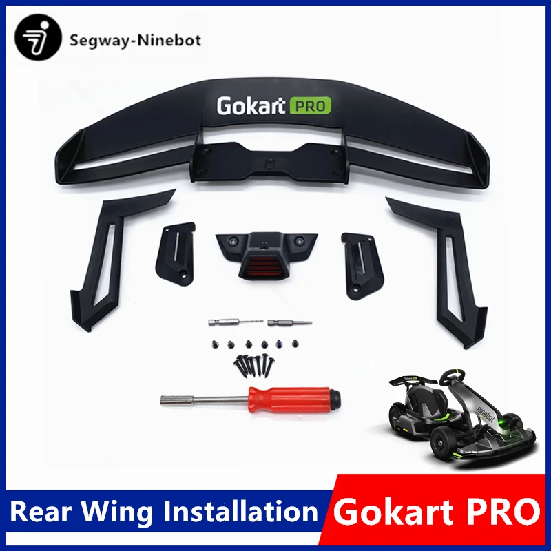 Original Rear Wing Installation for Ninebot Gokart PRO XIAOMI Kart Kit Self Balance Electric Scooter Rear Wing Assembly