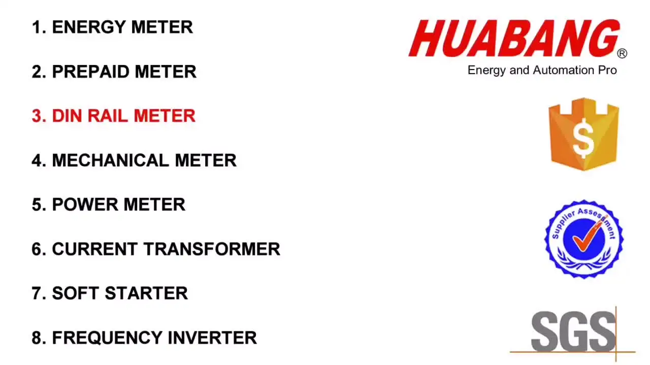 

Remote control internal latching relay Three phase four wire din rail modbus smart meter