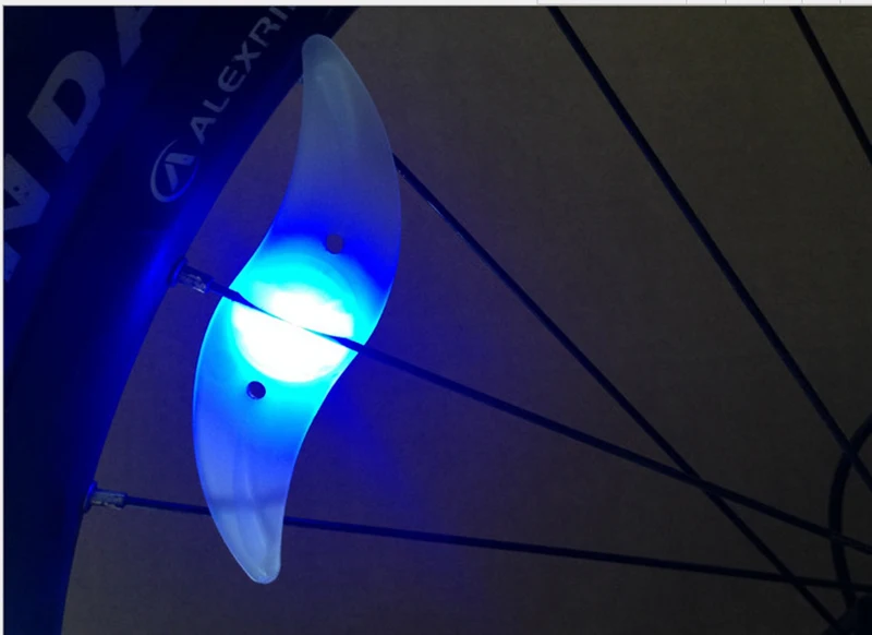 1pc Willow Shape LED Bicycle Wheel Spoke Light Waterproof Bike Cycling Accessories Lamp | Спорт и развлечения