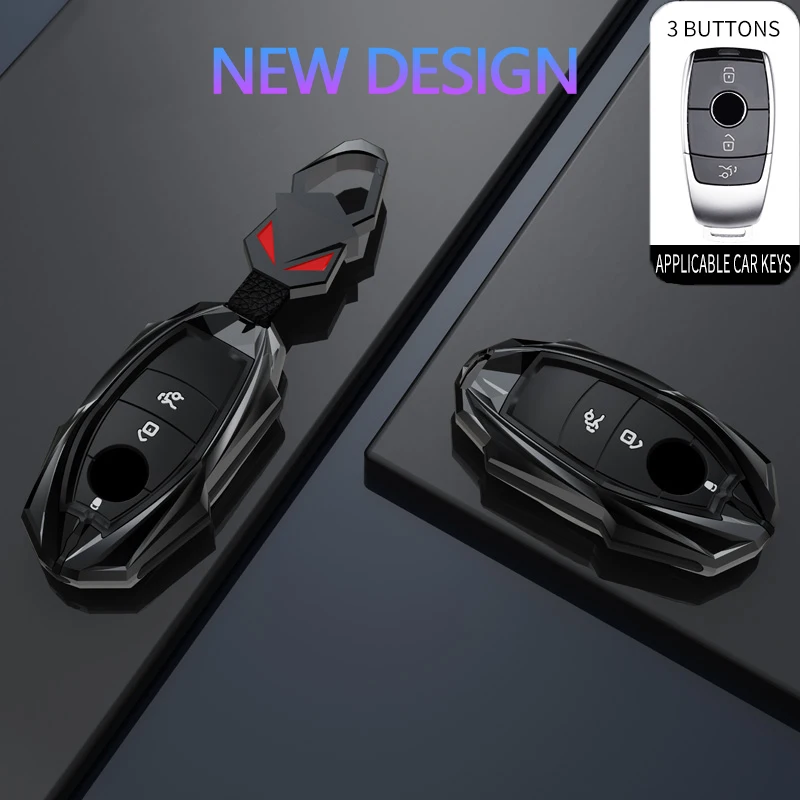 Автомобильный чехол для ключа защитный Mercedes Benz E C Class W204 W212 W176 GLC CLA GLA
