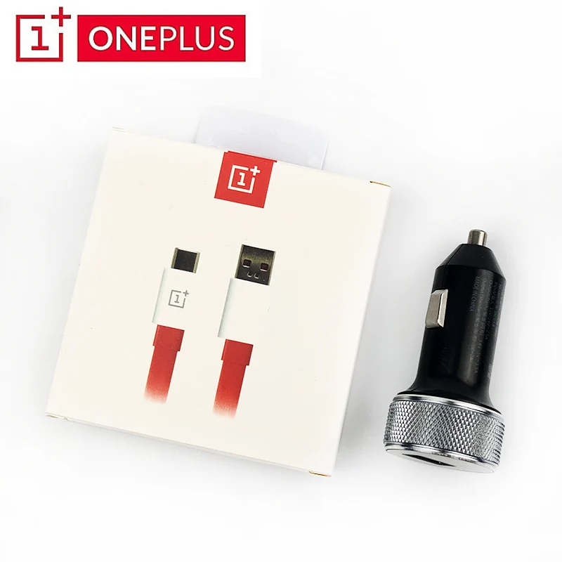 Оригинальное автомобильное зарядное устройство oneplus 6 5V3. USB адаптер для быстрой