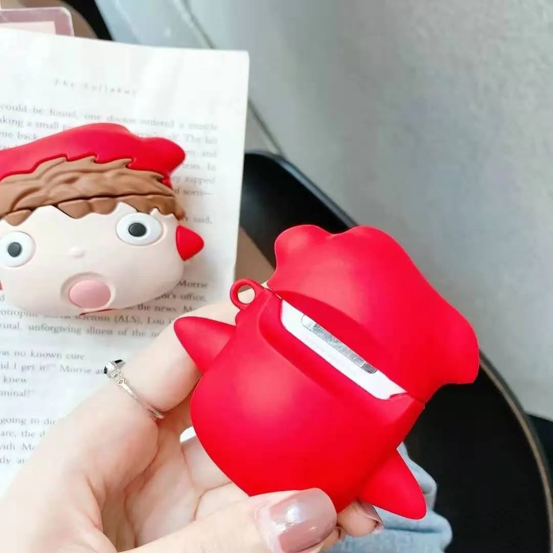 

For airpods case,beautiful girl 3D case for Apple AirPods 1 2 pro charging box soft silicone Wireless earphone cover