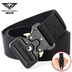 Мужской Тактический нейлоновый ремень с автоматической пряжкой, армейский ремень, Холщовый ремень в стиле милитари для тренировок, широкий пояс-шарф