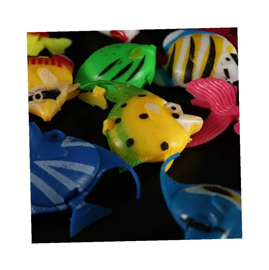 Artificial Moving Floating Fishes Plastic Ornament Decorations for Aquarium Fish Tank Landscape Random Color 1pc | Дом и сад