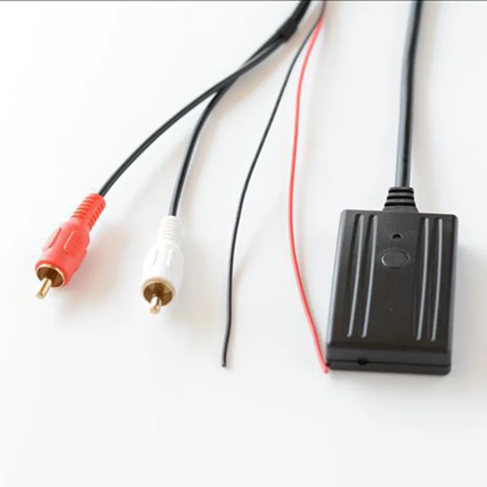 Универсальный автомобильный RCA AUX в Bluetooth кабель адаптер + микрофон для аудио
