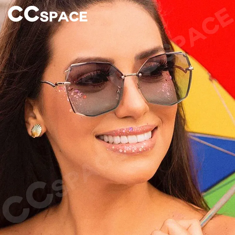 49061 без оправы полигон роскошные солнцезащитные очки для мужчин и женщин Модные