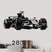 formula 1 race car garage decor childrens roomvinyl wall decal for living room wall stickers for baby room boy large mural c666