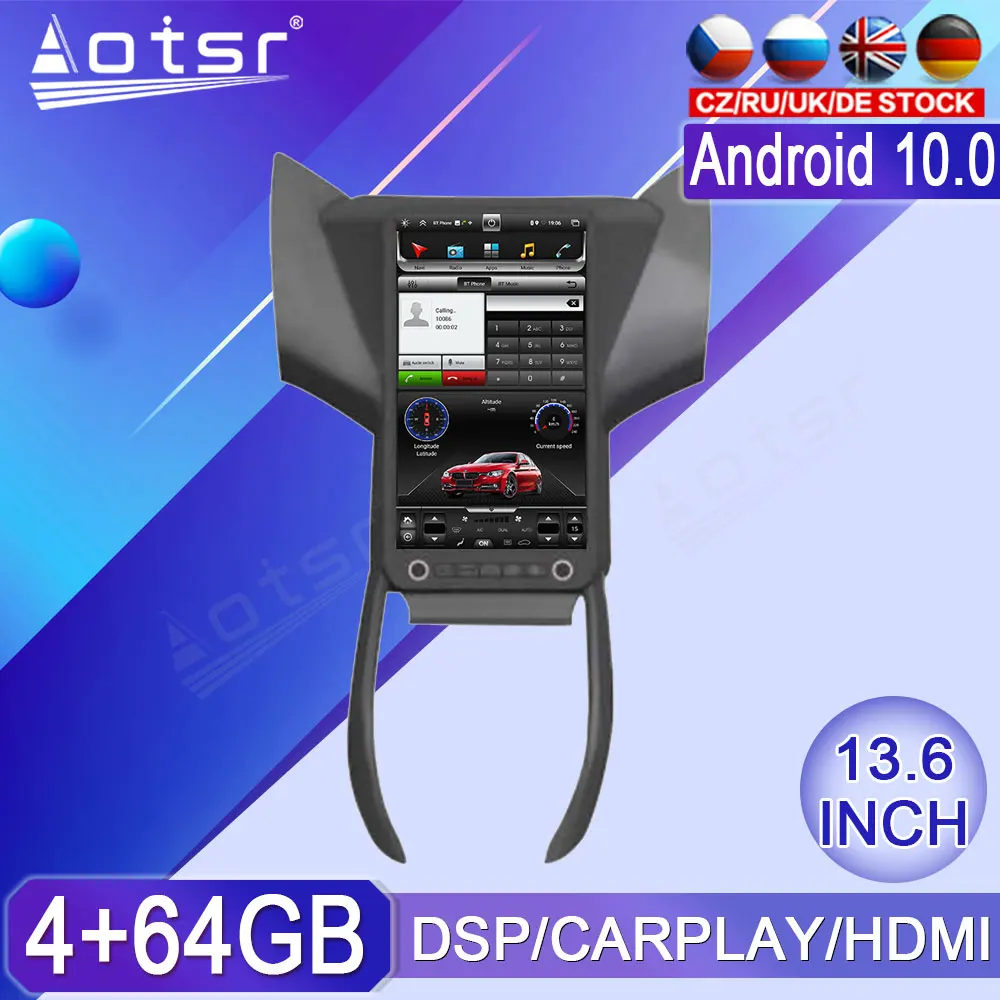 Автомобильный мультимедийный плеер для Hyundai Elantra 13 6 дюйма 4 + 64 ГБ Android экран Tesla DSP