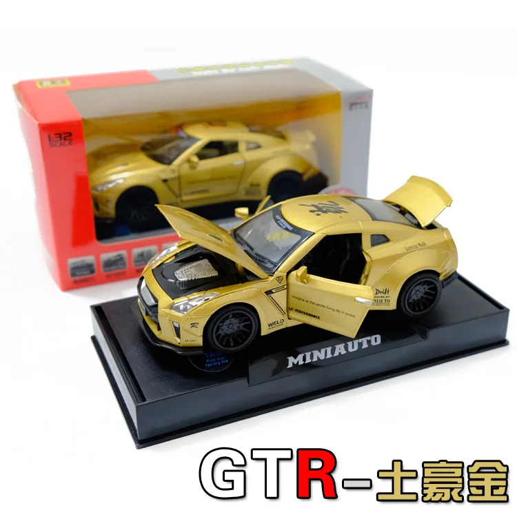 1:32 japanes GTR гоночная модель автомобиля из сплава Diecasts игрушечные автомобили