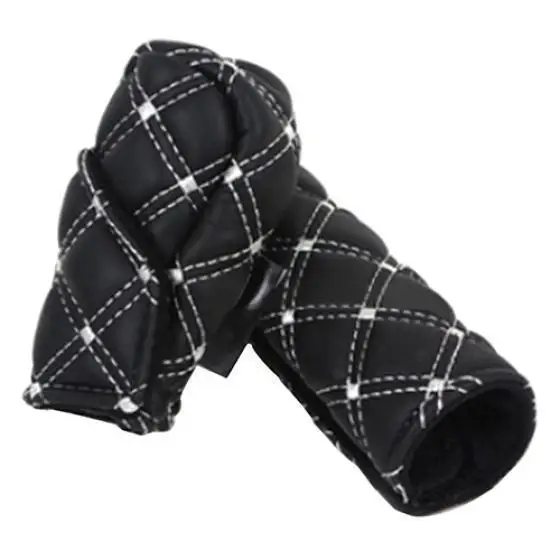 

Hot Best Car Faux Leather Gear Shift Knob Cover Hand Brake Cover Sleeve 2 In 1 Set Professional Car Interior Shift Knob Cover