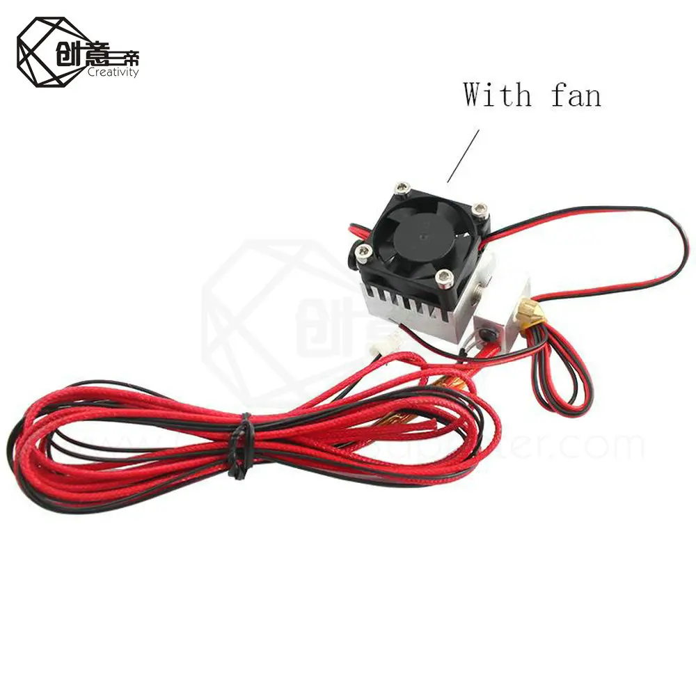 Детали для 3D-принтера MK8 экструдер с J-образной головкой алюминиевый нити 1 75 мм