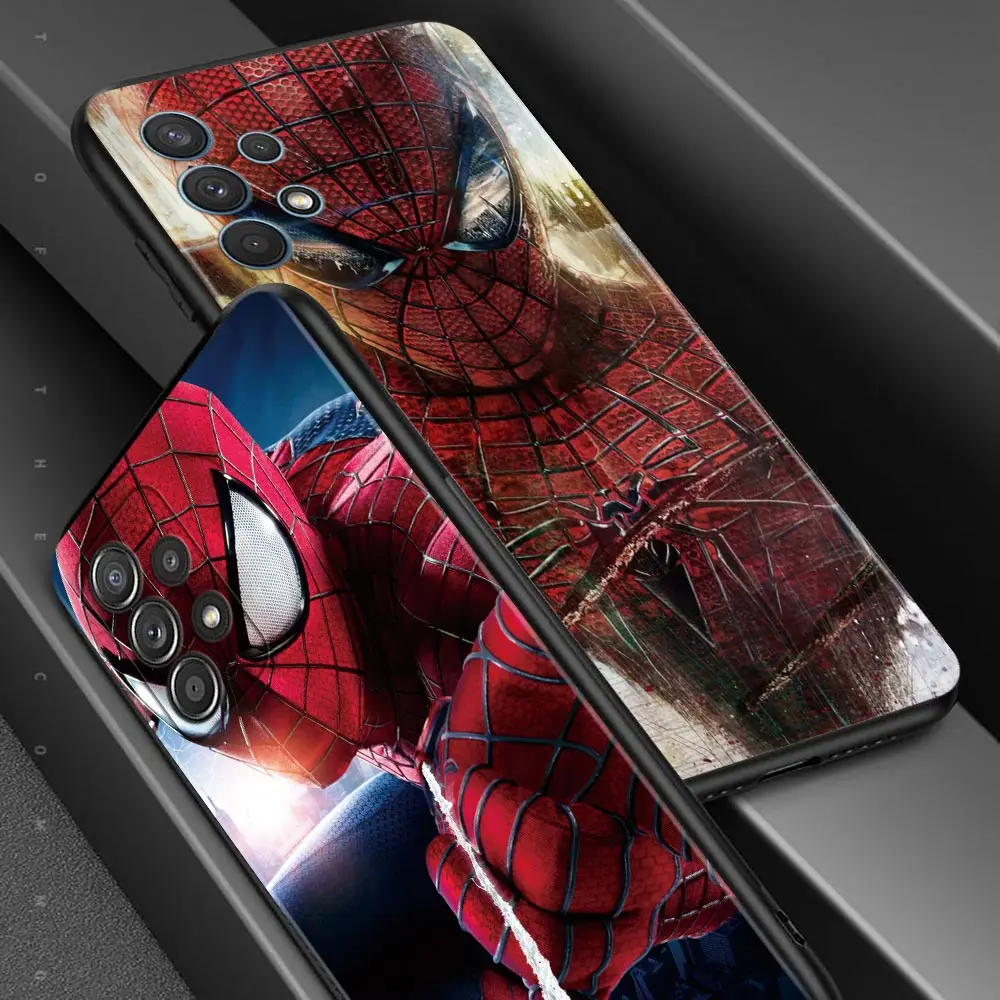 Case For Samsung Galaxy A51 A71 A41 A31 A11 A01 A72 A52 A42 A32 A22 A21s A02s A12 A02 4G 5G Cover Shell Marvel little Spider-Man