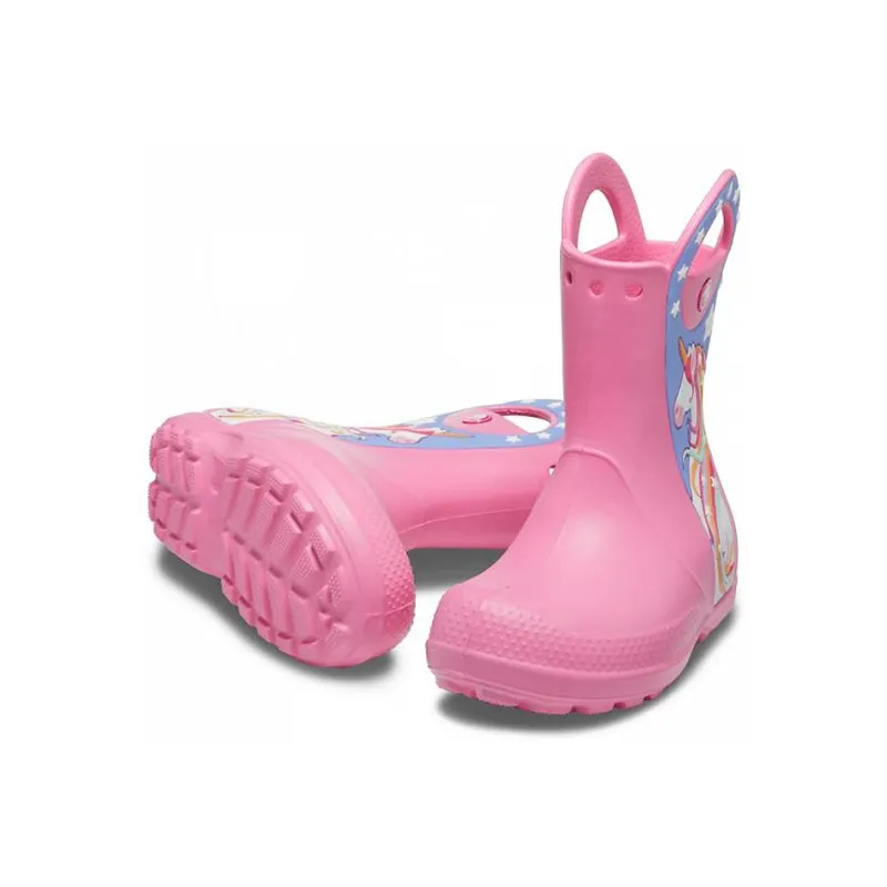 CROCS CrocsFL Uncrn Ptch Rain Boot G KIDS|Сапоги| |