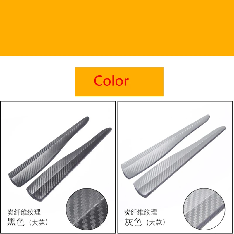 УГЛЕРОДНЫЙ автомобильный спойлер противоударный бампер наклейка для Bmw F47 F25 F97 F26