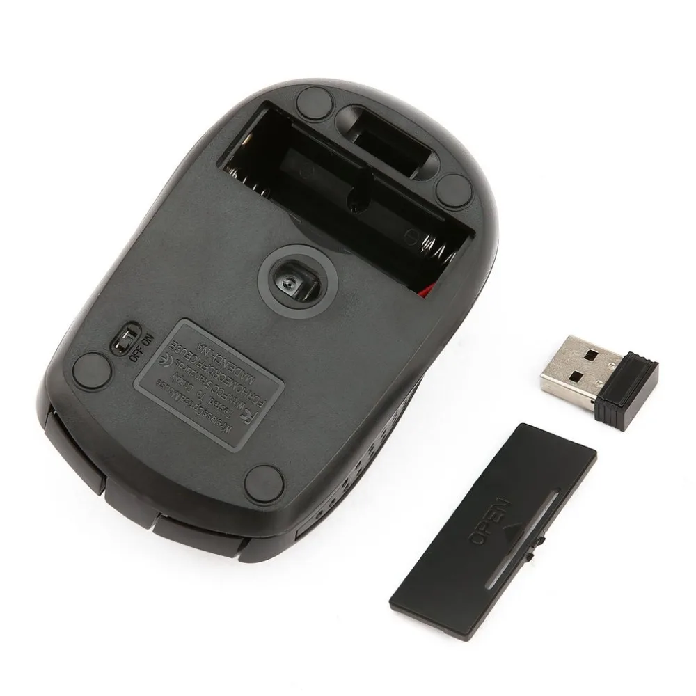 

2.4GHz Wireless Mouse Portable Intelligent Gaming Mouse Optical Rolling Gamer Mice USB Receiver for PC Laptop Computer