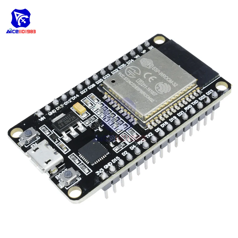 Diymore ESP32 ESP 32 CP2102 Беспроводной Wi Fi Bluetooth ESP8266 макетная плата Micro USB Dual Cor модуль для IoT