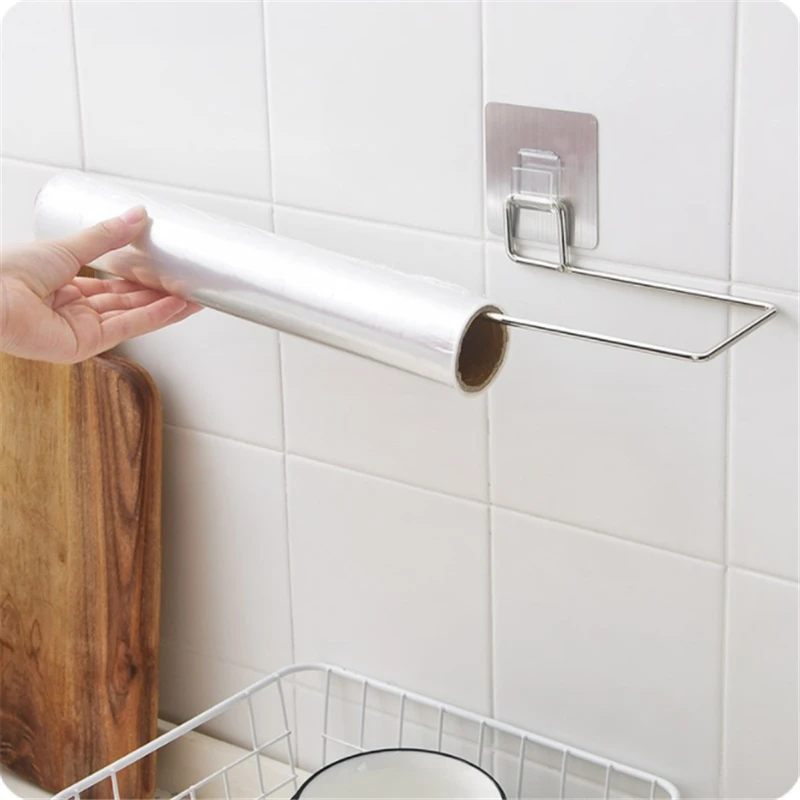 Самоклеющийся нержавеющий стеллаж со стальными полками тряпичный кронштейн для