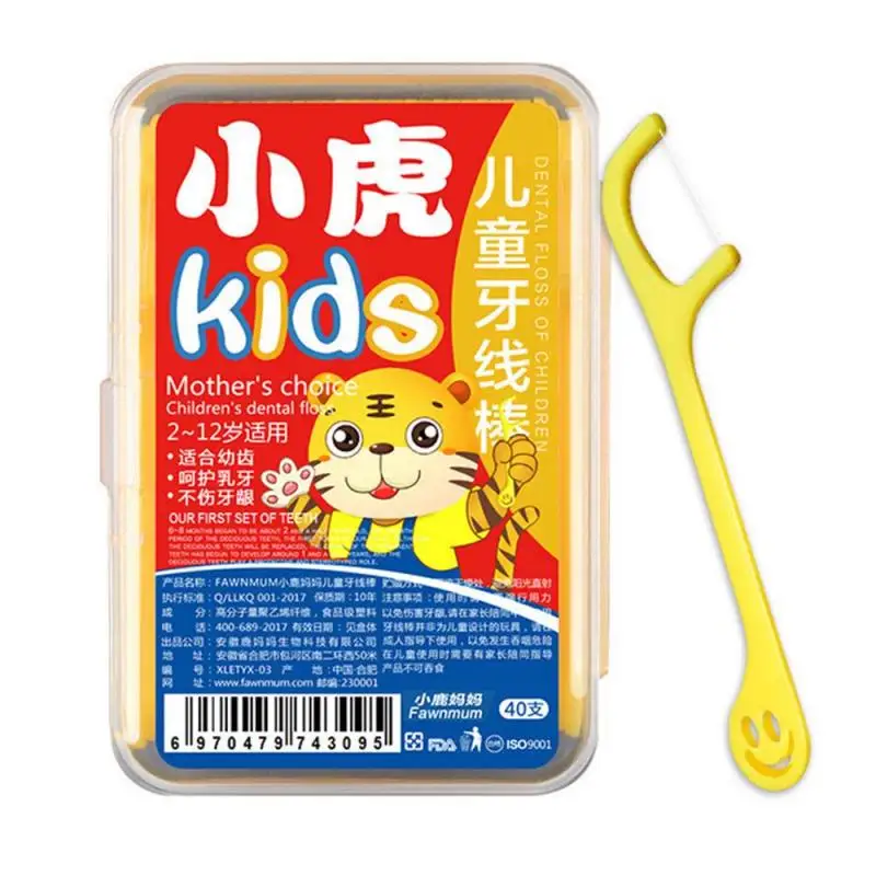 40 шт./лот одноразовая зубная нить межзубная щетка палочка зубочистка|Держатель