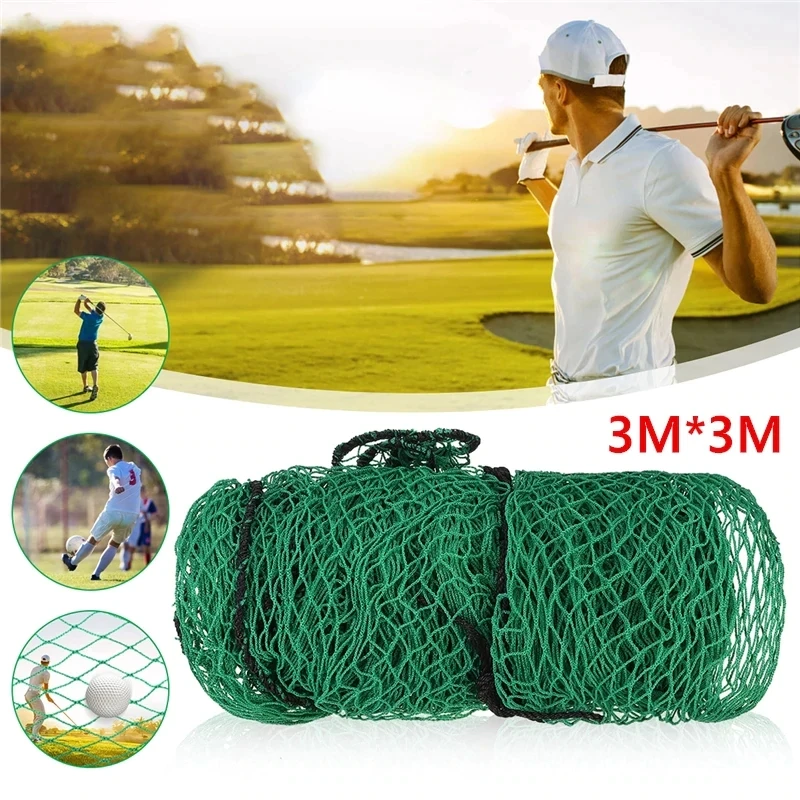 

3*3M Golf Training Net Heavy Duty Impact Netting Rope Sports Training Aids Training Mesh Batting Net Golf Training Accessories