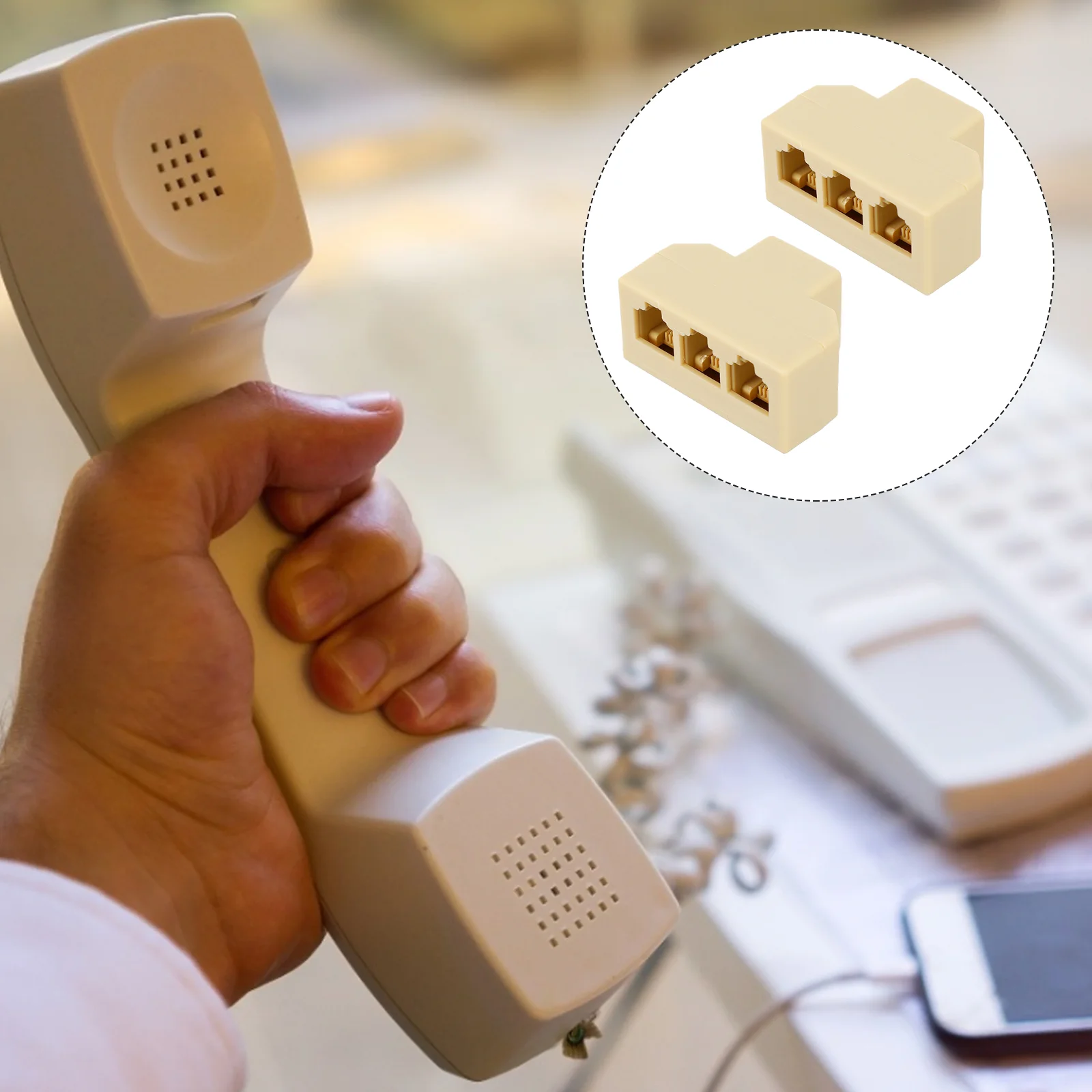 2 шт. адаптер для розетки RJ11 | Компьютеры и офис