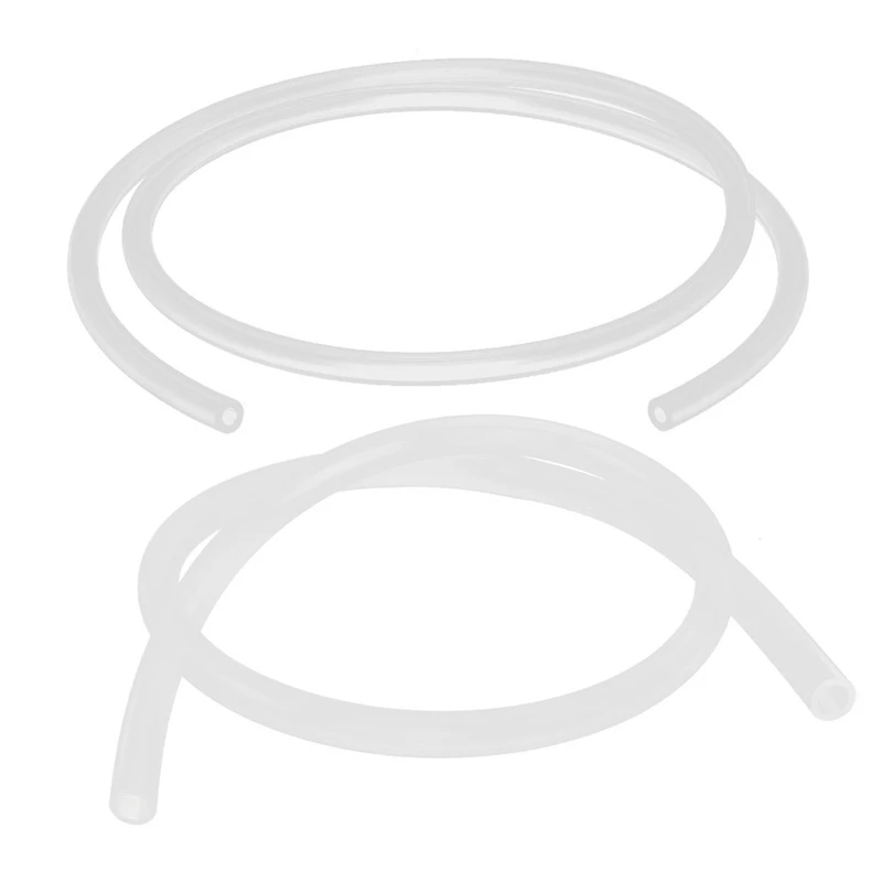 2Pcs Silicone Food Grade Pipe Beer Water Air Hose Pipe 1 Meter - 4Mm X 8Mm & 10Mm X 14Mm
