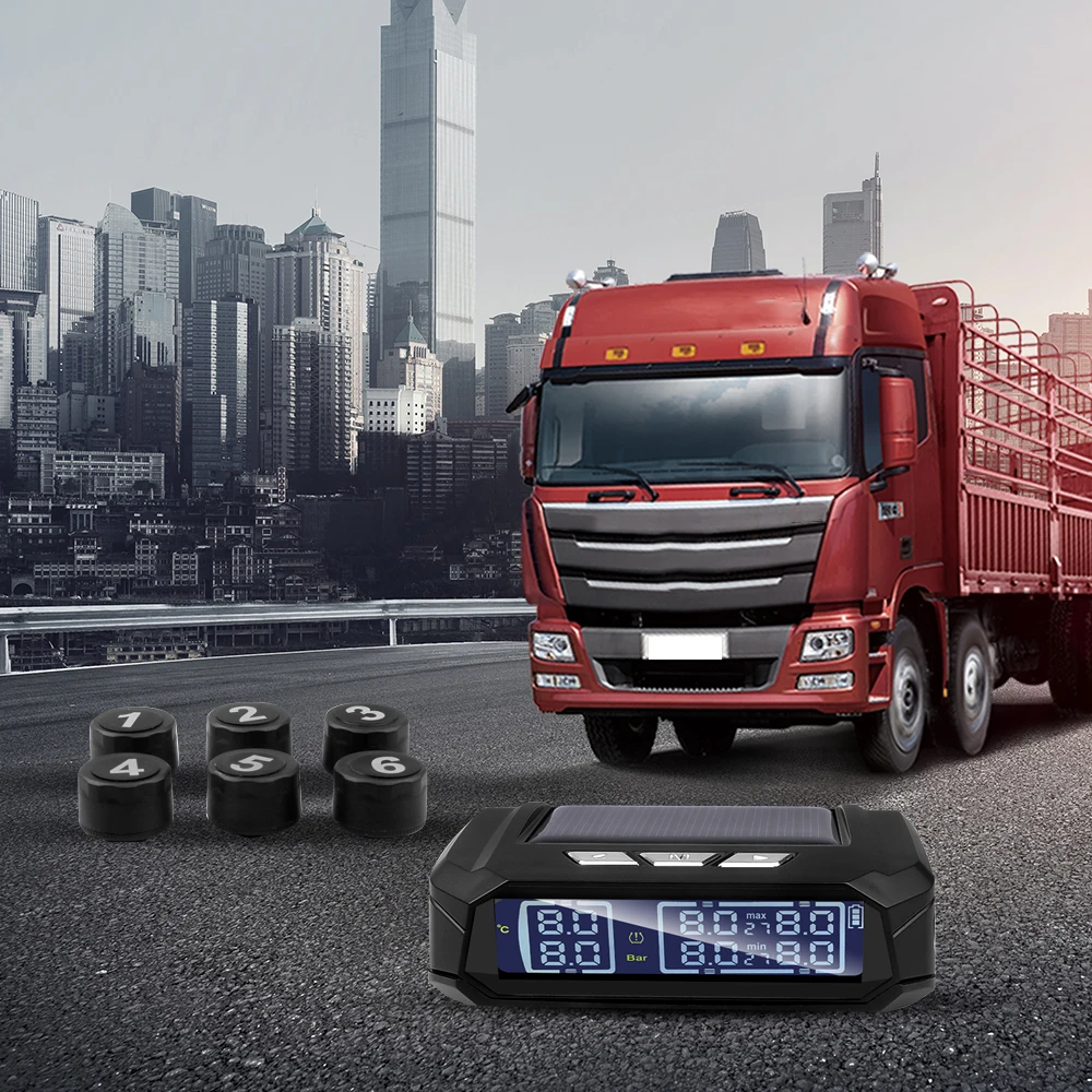 Беспроводная система контроля давления в шинах для грузовиков и автобусов 6