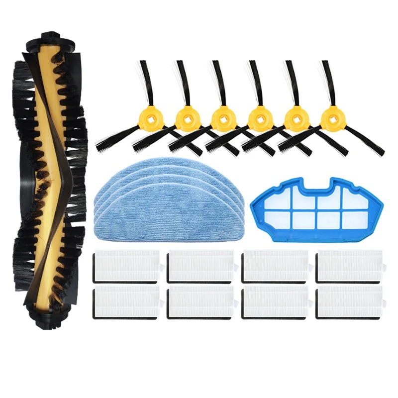 

Main Side Brush HEPA Filter Accessories for Eufy 11 11C Cecotec Conga 990 1190 Ecovacs Deebot N79S Robot Vacuum Cleaner