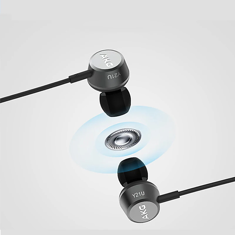 Проводные наушники-вкладыши AKG Y21U Hi-Fi наушники с микрофоном управление проводом