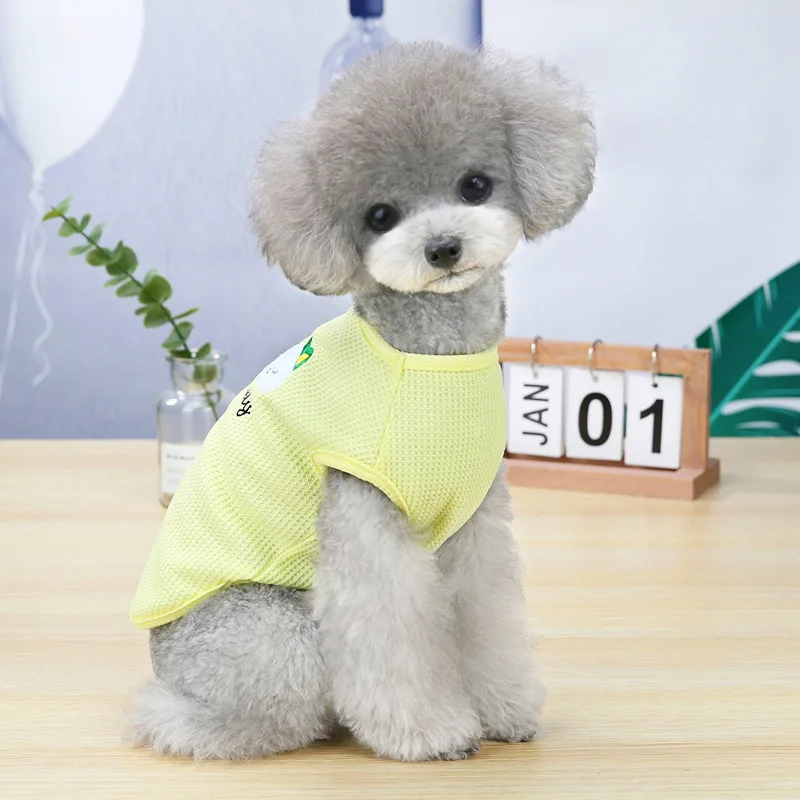 

Pet Vest Spring Summer Dog Vest Thin Section Breathable Cool Dog Clothes Small Medium Pets Teddy Chihuahua Dog Summer Clothes
