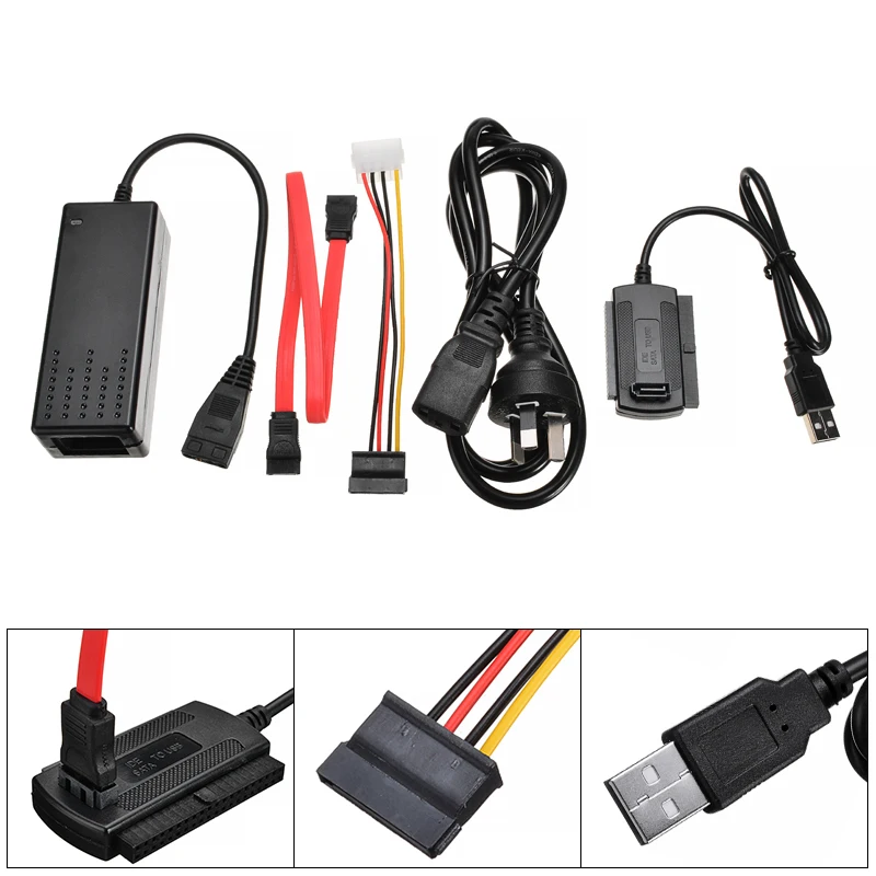 1 компл. Конвертирующие кабели USB SATA/IDE внешний адаптер кабель передачи конвертер