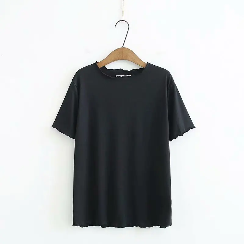 

High-quality classic Summer Cotton breathable women's short-sleeved casual T-shirt