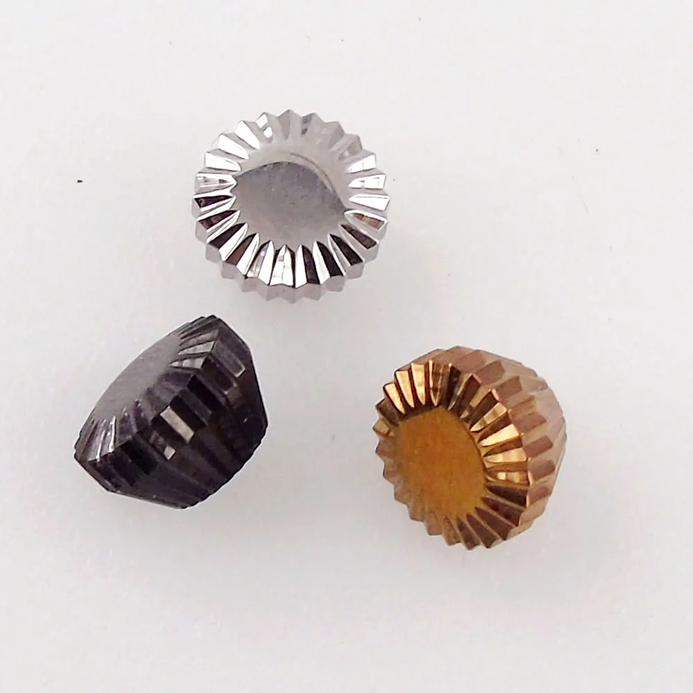 

Bronzed/PVD Black Coated Manual Watch Crown for Hand Winding ETA 6497 6498 ST3600 3602