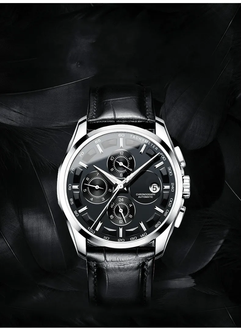 Watch for Men -Tissot Top Brand Men's Watch Chronograph Waterproof Relogio Masculino Wristwatch Automatic Quartz Watches Men