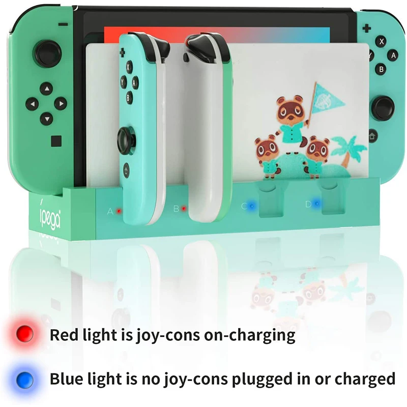 Зарядное устройство для переключения Joy Cons Nintendo Switch зарядное Быстрая Зарядка