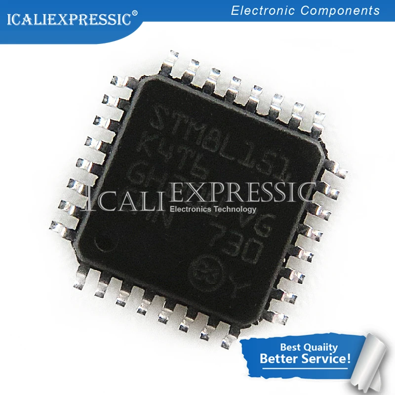 

5PCS STM8L151K4T6 STM8L151 QFP-32 In Stock