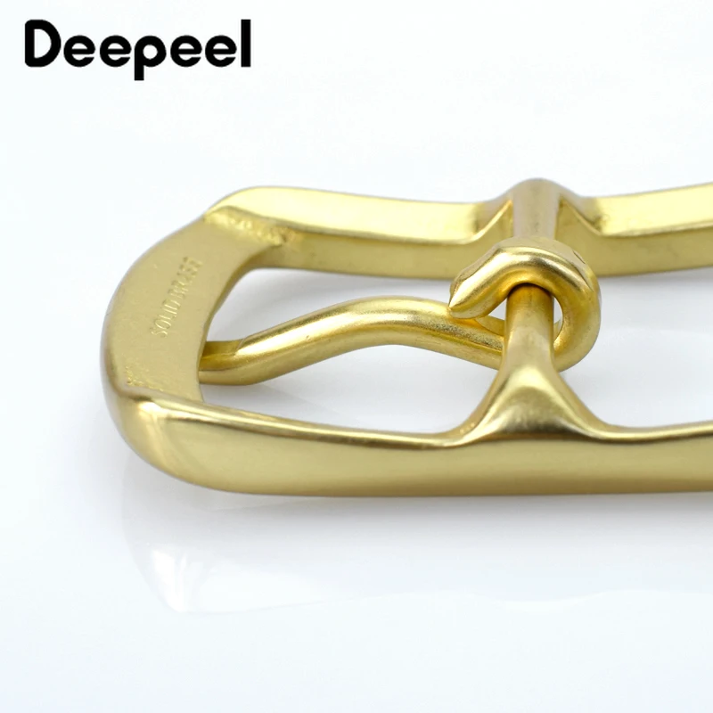 Мужская пряжка для ремня Deepeel 40 мм из твердой латуни нержавеющая сталь с язычком