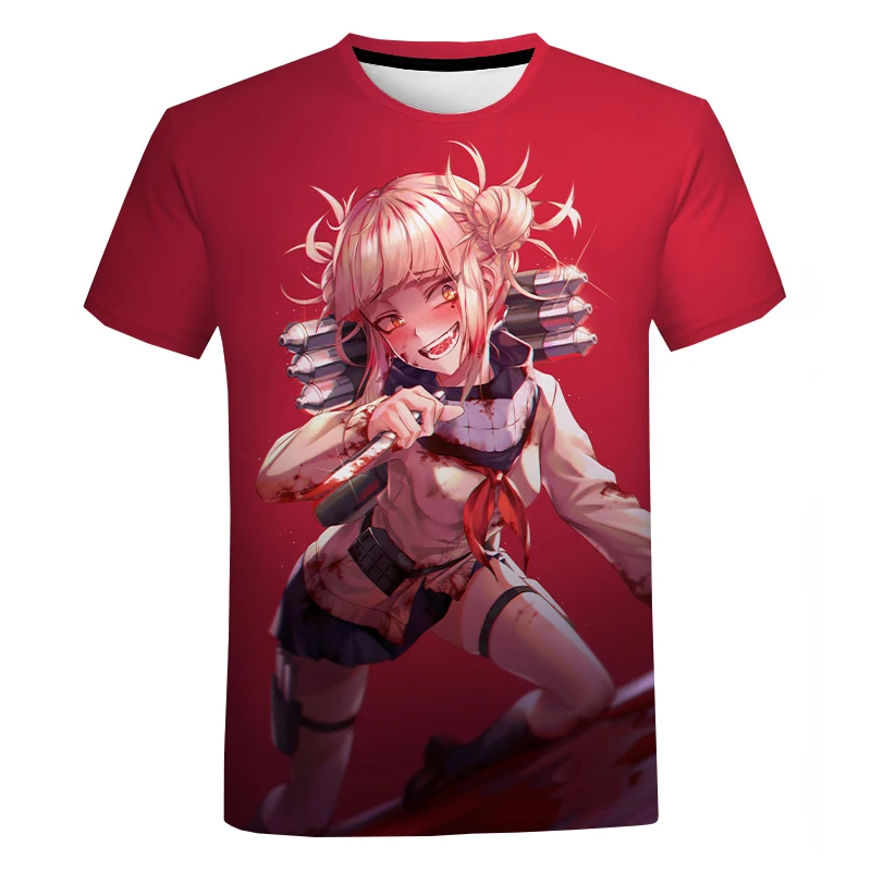 

3D printed T-shirts for men and women, summer casual cool T-shirts, anime print streetwear, oversized T-shirts