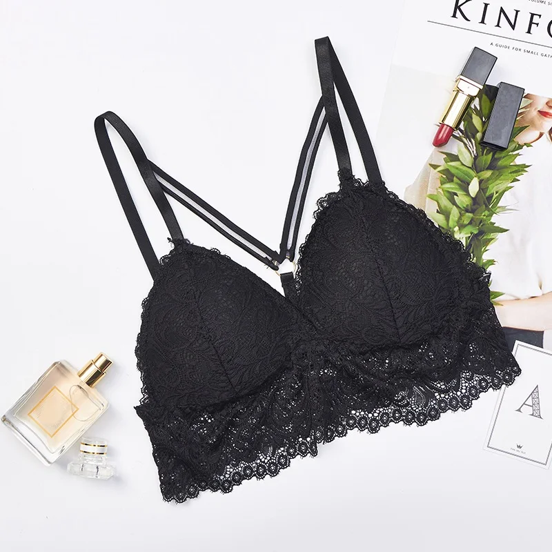Женский бюстгальтер сексуальный кружевной Бралетт бесшовное нижнее белье пуш ап