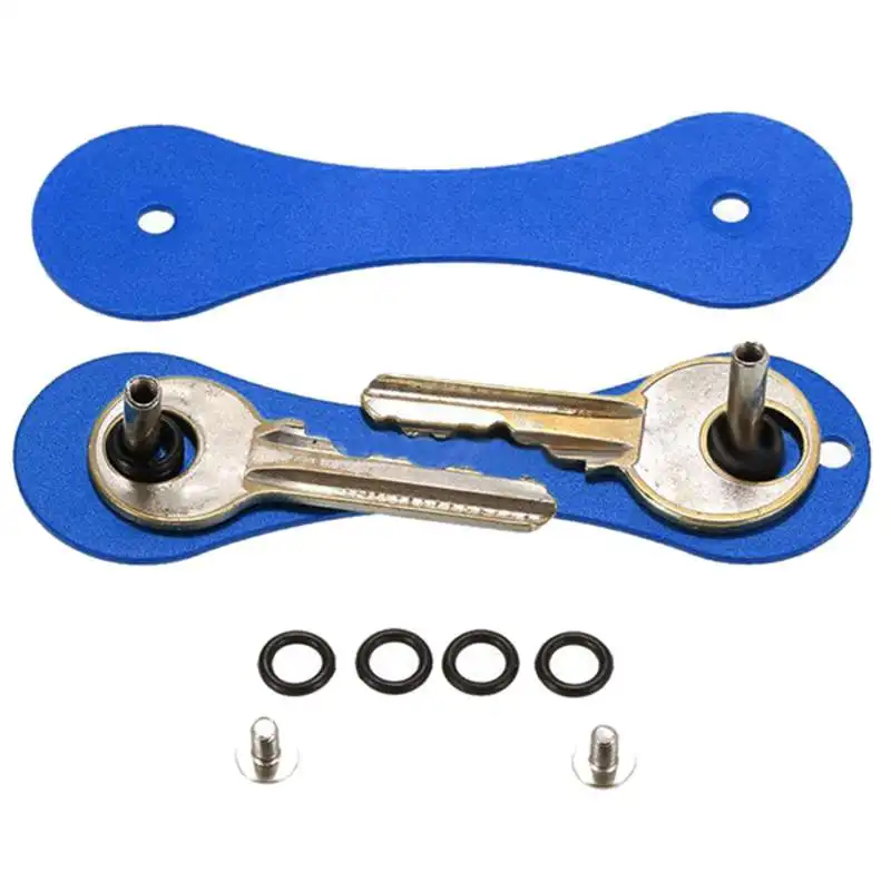 Новый алюминиевый смарт-брелок для ключей Органайзер клип Папка Сумка-брелок