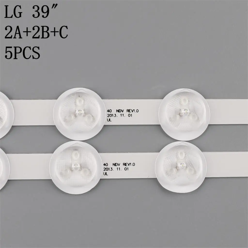 

50PCS LED backlight strip 40"39" NDV REV1.0 ABC VES400UNDC-01 VES400UNDS-02 03 40L1333DB 40L3453DB 40PFL3018T/12 42hxt12u