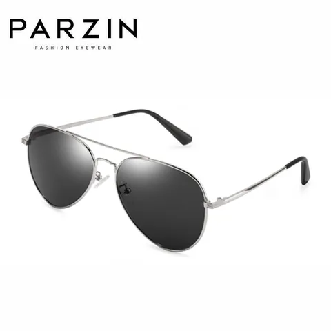 PARZIN поляризованные мужские солнцезащитные очки, фирменный дизайн, сплав, оправа, пилотные солнцезащитные очки для мужчин, водительские очки, UV400 6635