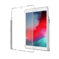 case for ipad 10 2 2020 2019 soft tpu back cover with pencil holder for ipad 8th 7th gen compatible with smart keyboard